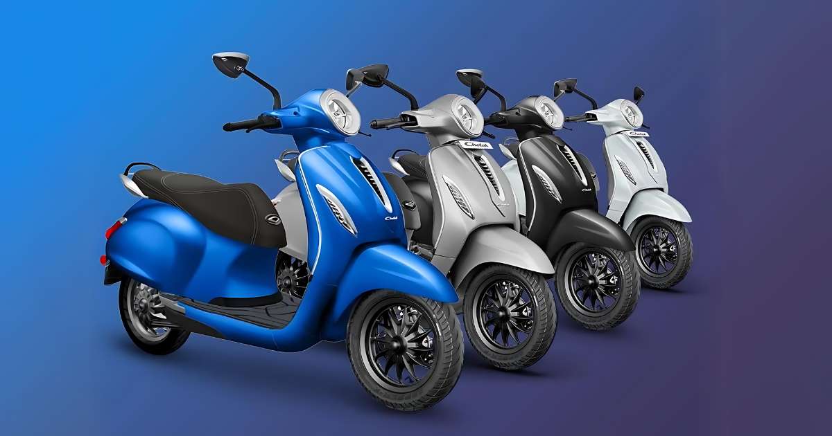 Bajaj Chetak Blue 3202