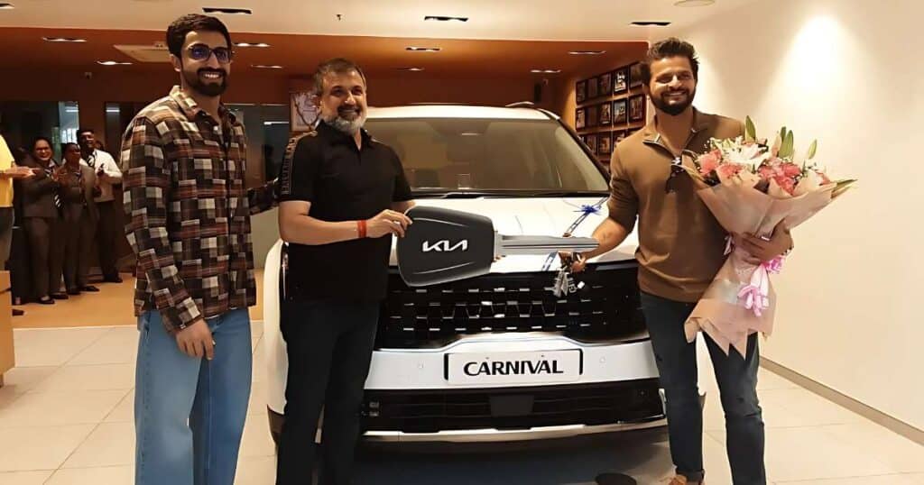 Kia Carnival Suresh Raina