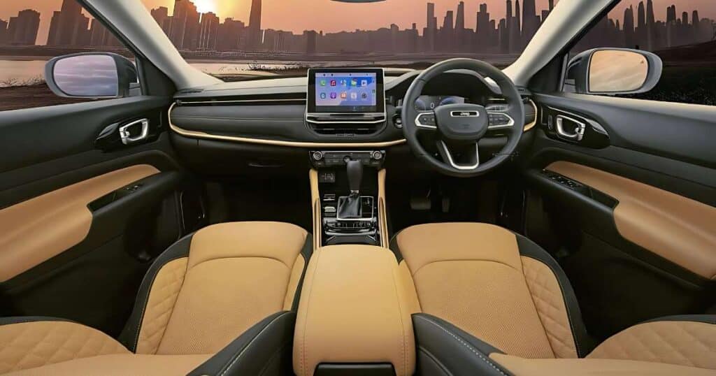 Jeep Meridian Facelift INTERIOR
