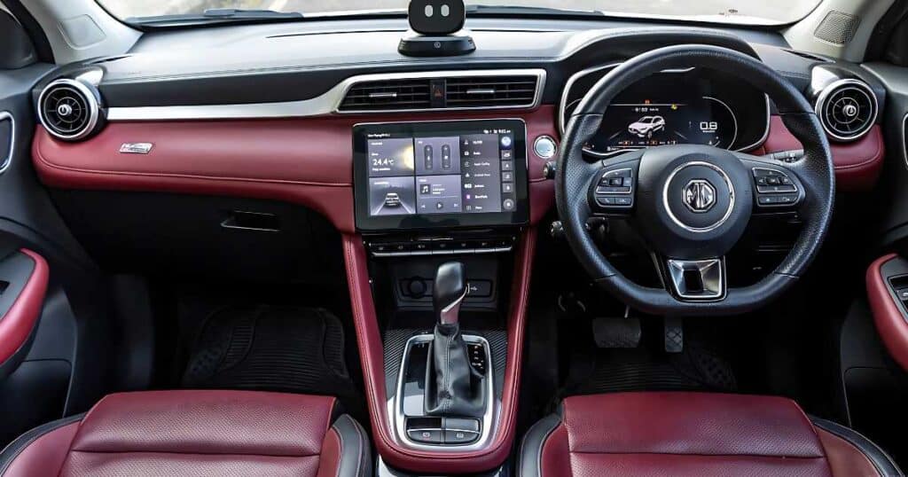 MG Astor Dashboard