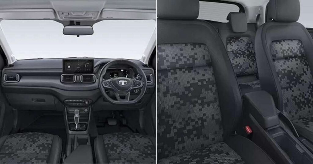 Tata Punch Camo Edition Interior